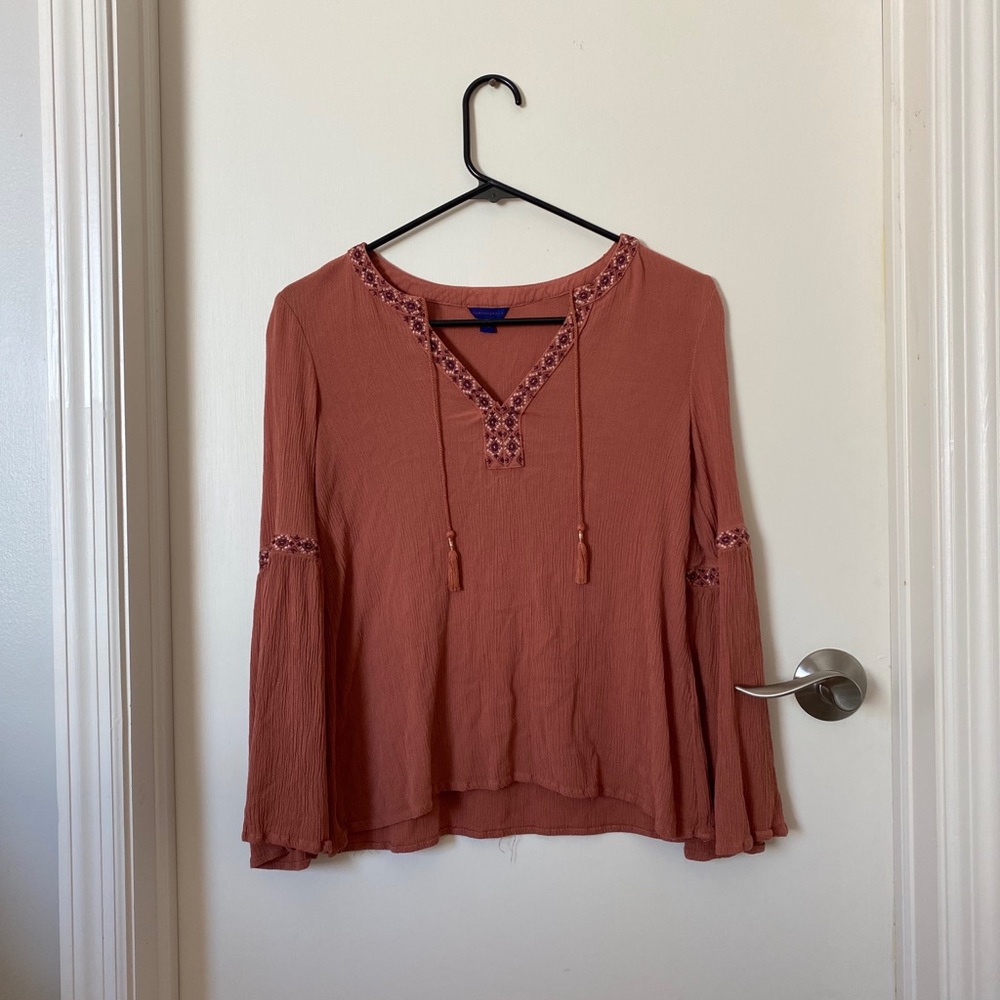 Long sleeve blouse